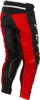 Fly Racing Kinetic Mesh Center Pants Black/White/Red 38 - Durable mesh riding pants for comfort & performance.