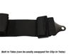 PRP 5.3 Harness Black 5-Point Seat Belt with 3 Inch Straps - 5-point 3" harness for UTVs and off-road vehicles