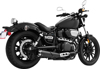 Outlaw Shorty Black Slip On Exhaust - For 14-20 Yamaha XVS950
