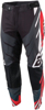 Answer 25 Elite Xotic Pants Crimson/Black Youth 16 - Youth motocross pants in Crimson/Black, size 16