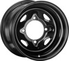Sedona Steel Front Wheel 12x7 4/137 4+3 Black ATV/UTV - Black steel 12x7 front wheel 4/137 for ATV/UTV