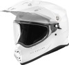 Fly Racing Trekker Solid Helmet White XL - ECE/DOT helmet with sunshade, XL, White