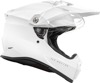 Fly Racing Trekker Solid Helmet White XL - ECE/DOT helmet with sunshade, XL, White