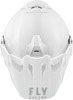 Fly Racing Trekker Solid Helmet White XL - ECE/DOT helmet with sunshade, XL, White