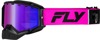 FLY Racing Zone Elite Snow Goggle Pink/Black Polarized - Snow goggles with polarized rose lens