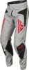 Fly Racing Kinetic Sym Pants Light Grey/Red/Black Size 40 - Offroad riding pants in Light Grey/Red/Black, Size 40