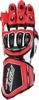 RST Tractech EVO 4 CE Leather Glove Red/White/Black Medium - Race leather gloves, CE Level 1 KP, Medium, Red/White/Black