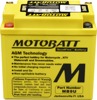 MotoBatt MB9UHD Quadflex AGM Battery Sealed Factory Activated - AGM battery with Quadflex terminals, universal fit