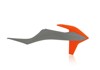 Acerbis Radiator Shroud Gray/Orange For 19-22 KTM 125-500 SX/XC/EXC - Gray/Orange radiator shroud For 19-22 KTM 125-500