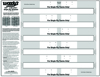 2.86" Pitch 129" Single Ply Stud Template 2.86" Pitch 129" Single Ply Stud Template