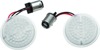 Kuryakyn Luminez LED Front Turn Signal Insert 1157 Amber Pair