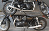 06-14 Triumph Scrambler D&D Faux Titanium Full Exhaust System 06-14 Triumph Scrambler D&D Faux Titanium Full Exhaust System