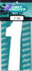 #1 7" Tall White "SX" Stick-On Race Numbers - 3 Pack #1 7" Tall White "SX" Stick-On Race Numbers - 3 Pack