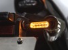 Koso Cyclone Sequential LED Turn Signals Black Pair - Sequential LED turn signals, black, pair