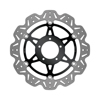 VEE Style Brake Rotors - Black Center Front Set
