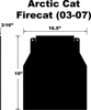 Snow Flap - For 03-05 Arctic Cat Firecat Snow Flap - For 03-05 Arctic Cat Firecat