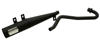 RCM Black Steel Full Exhaust - For 86-87 Honda ATC200X DG RCM Black Steel Full Exhaust - For 86-87 Honda ATC200X DG