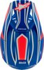 Alpinestars SM3 Youth Wurx Helmet Blue/Red YM - Youth Medium helmet in Blue/Red/White/Black