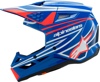 Alpinestars SM3 Youth Wurx Helmet Blue/Red YM - Youth Medium helmet in Blue/Red/White/Black