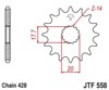 JT Front Sprocket 15T-428 Fits Kawasaki Yamaha JT Front Sprocket 15T-428 Fits Kawasaki Yamaha