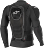 Alpinestars Bionic Pro V3 Jacket Black/Red/White Medium - Soft protection jacket with CE armor, size Medium