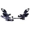 09-12 Aprilia RSV4 Driven D-Axis Rearsets w/ Black Eccentric Adjusters 09-12 Aprilia RSV4 Driven D-Axis Rearsets w/ Black Eccentric Adjusters