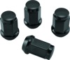 QuadBoss Lug Nuts 12x1.5 17mm OD Black Set of 4
