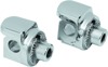 Kuryakyn Non-Pivot Splined Peg Adapter Chrome for Harley-Davidson