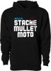 DBK Stache Mullet Moto Youth Hoodie Black YM - Youth medium black moto hoodie by DBK DBK Stache Mullet Moto Youth Hoodie Black YM - Youth medium black moto hoodie by DBK
