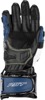 RST Tractech EVO 4 CE Gloves Blue/White/Black Small - Race leather gloves with carbon knuckle, Small, Blue/White/Black