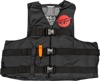 Fly Racing Nylon Flotation Vest Black/Red X-Small - Unisex flotation vest, Black/Red, X-Small