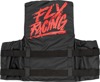 Fly Racing Nylon Flotation Vest Black/Red X-Small - Unisex flotation vest, Black/Red, X-Small