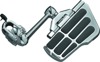 Ergo II Cruise Boards with Long Arms Chrome by Kuryakyn