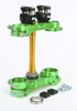 ROCS Triple Clamp 23mm Green - For 13-20 KX250F & 13-18 KX450F ROCS Triple Clamp 23mm Green - For 13-20 KX250F & 13-18 KX450F