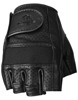 Highway 21 Half Jab Perforated Gloves Black Small Men's - Perforated leather gloves, Black, Small, Men's