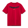 Alpinestars Elliptic CSF SS Tee Red Large - Short sleeve red tee, size large