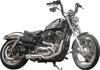 Comp-S 2-1 Brushed Full Exhaust - For 14-20 Harley XL Sportster Comp-S 2-1 Brushed Full Exhaust - For 14-20 Harley XL Sportster
