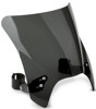 Dark Smoke Mohawk Windshield w/ Black Mounts Fits 44-51mm O.D. Forks