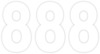 Factory Effex 4" Pro Numbers #8 White Pack of 3 Factory Effex 4" Pro Numbers #8 White Pack of 3