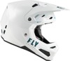 Fly Racing Formula S Carbon Solid Helmet White XL - Smart carbon helmet with Quin Race Sensor