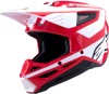 Alpinestars SM3 Heat Helmet Red/White/Black Gloss Large - MX helmet with DOT & ECE 22.06 certification