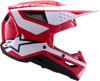 Alpinestars SM3 Heat Helmet Red/White/Black Gloss Large - MX helmet with DOT & ECE 22.06 certification