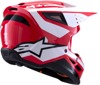 Alpinestars SM3 Heat Helmet Red/White/Black Gloss Large - MX helmet with DOT & ECE 22.06 certification
