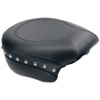 Mustang Chrome Studded Rear Solo Seat Black Fits 04-21 HD XL