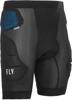 Fly Racing Revel Impact Shorts Black XL Protective Gear - Impact protection shorts, Black, XL