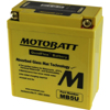 MotoBatt MB5U Quadflex AGM Sealed Battery - Sealed AGM battery with Quadflex terminals