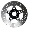 5-Button Black Carrier Floating Brake Rotor - Harley Davidson 5-Button Black Carrier Floating Brake Rotor - Harley Davidson