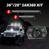 SAR360 Light Bar Kit Emergency Search and Rescue Light System (2)36In (2)20In SAR360 Light Bar Kit Emergency Search and Rescue Light System (2)36In (2)20In