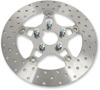 5 Button Floating Brake Rotors - Polished Center Front Set