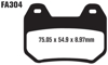 Standard Organic Brake Pads